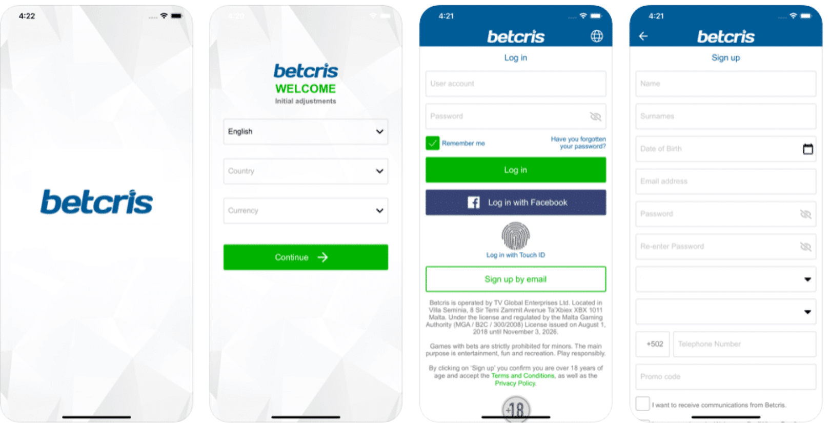 C&oacute;digo promocional Betcris